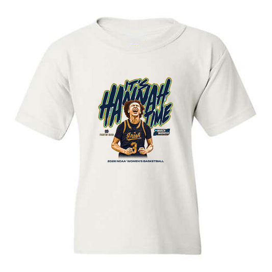 Notre Dame - NCAA Women's Basketball : Hannah Hidalgo - Graphic Youth T-Shirt-0