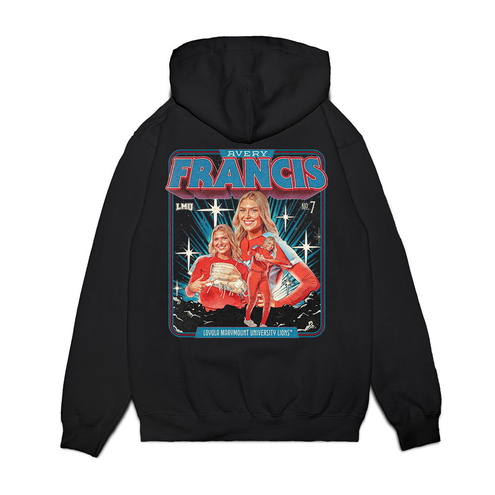 LMU - NCAA Softball : Avery Francis - Collage Premium Hooded Sweatshirt-1