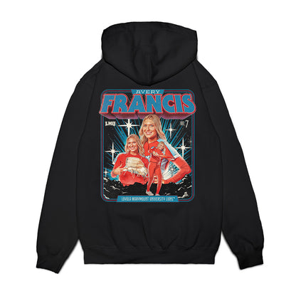 LMU - NCAA Softball : Avery Francis - Collage Premium Hooded Sweatshirt-1