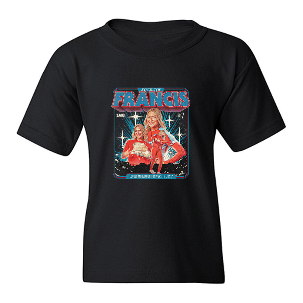 LMU - NCAA Softball : Avery Francis - Collage Youth T-Shirt-0