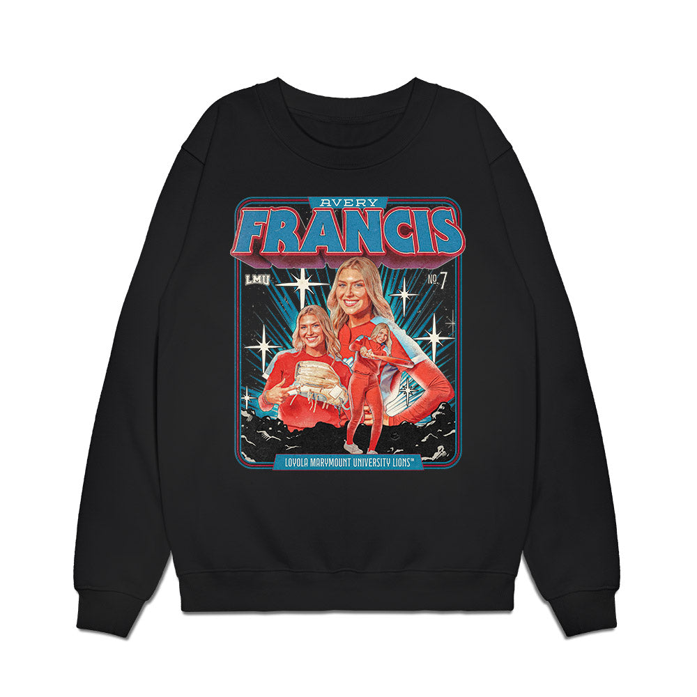 LMU - NCAA Softball : Avery Francis - Collage Premium Crewneck Sweatshirt-0