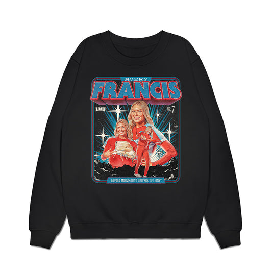 LMU - NCAA Softball : Avery Francis - Collage Premium Crewneck Sweatshirt-0