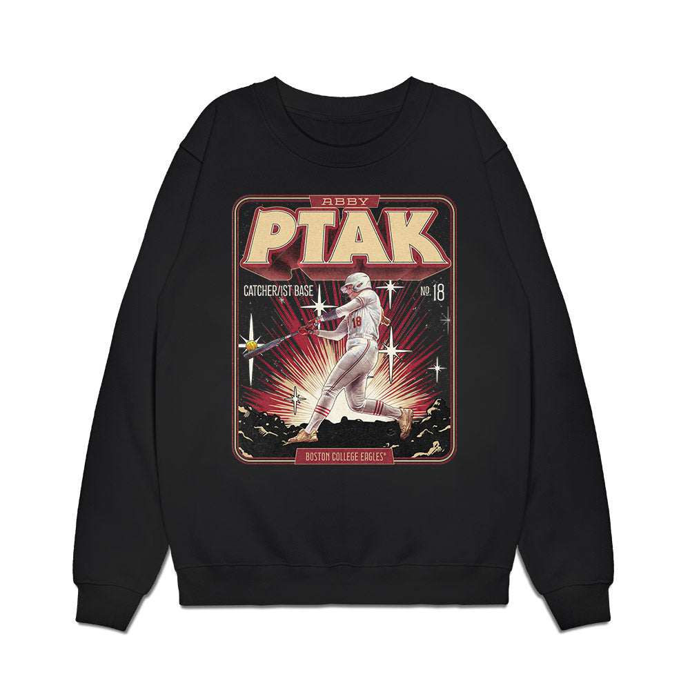 Boston College - NCAA Softball : Abby Ptak - Individual Collage Premium Crewneck Sweatshirt-0