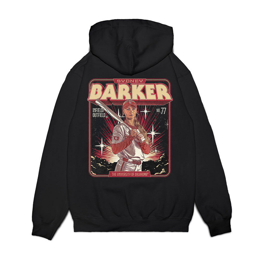 Oklahoma - NCAA Softball : Sydney Barker - Individual Collage Premium Hooded Sweatshirt-1