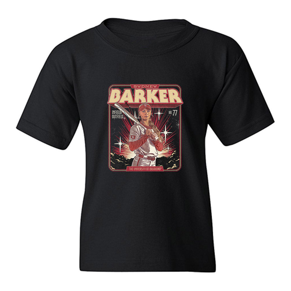 Oklahoma - NCAA Softball : Sydney Barker - Individual Collage Youth T-Shirt-0