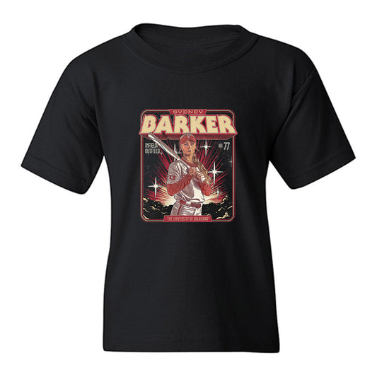 Oklahoma - NCAA Softball : Sydney Barker - Individual Collage Youth T-Shirt-0