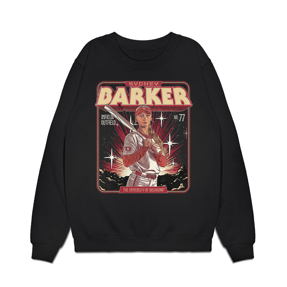 Oklahoma - NCAA Softball : Sydney Barker - Individual Collage Premium Crewneck Sweatshirt-0