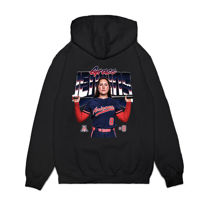 Arizona - NCAA Softball : Grace Jenkins - Collage Premium Hooded Sweatshirt-1