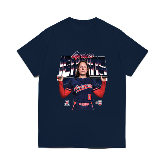 Arizona - NCAA Softball : Grace Jenkins - Collage Comfort Colors T-Shirt-0