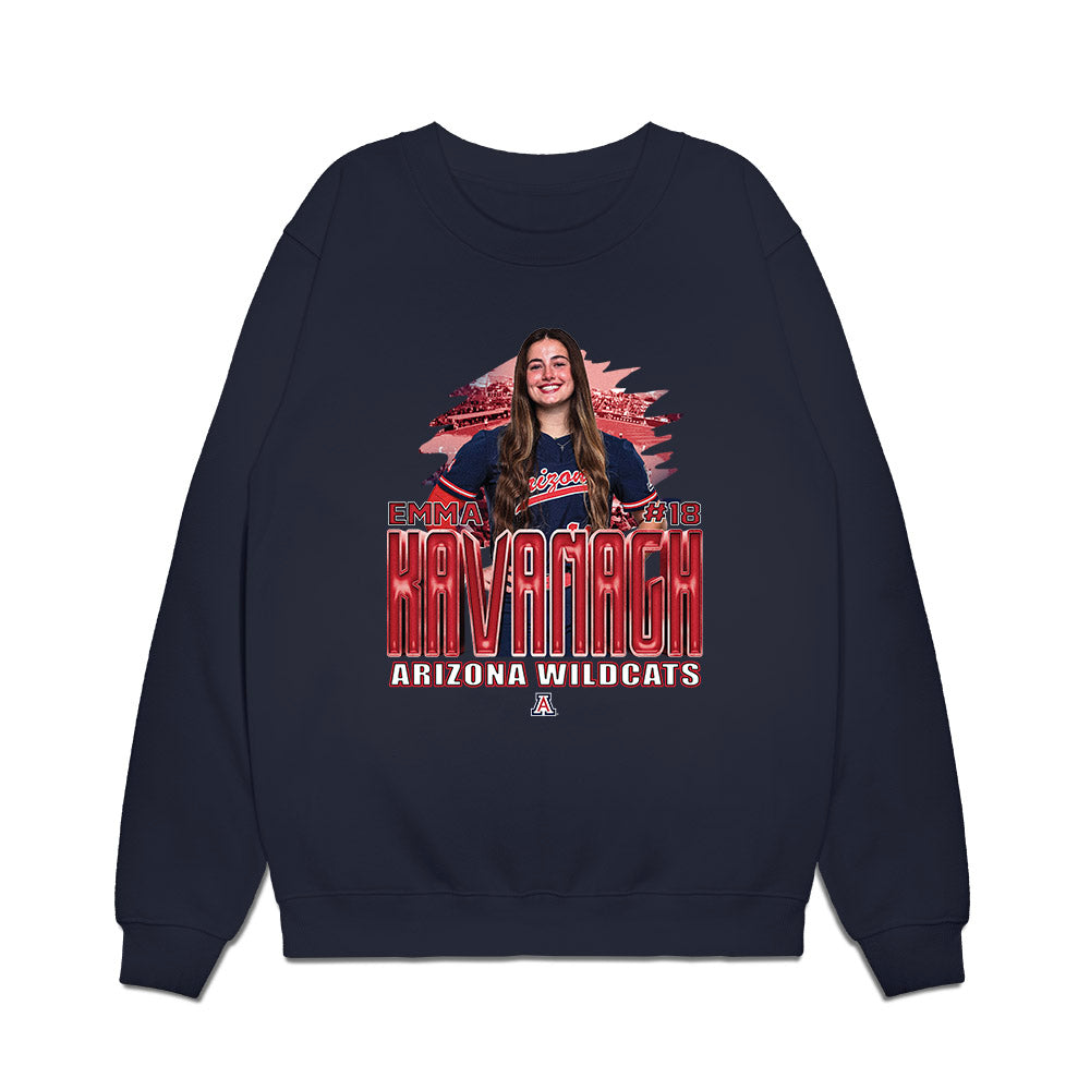 Arizona - NCAA Softball : Emma Kavanagh - Collage Premium Crewneck Sweatshirt-0