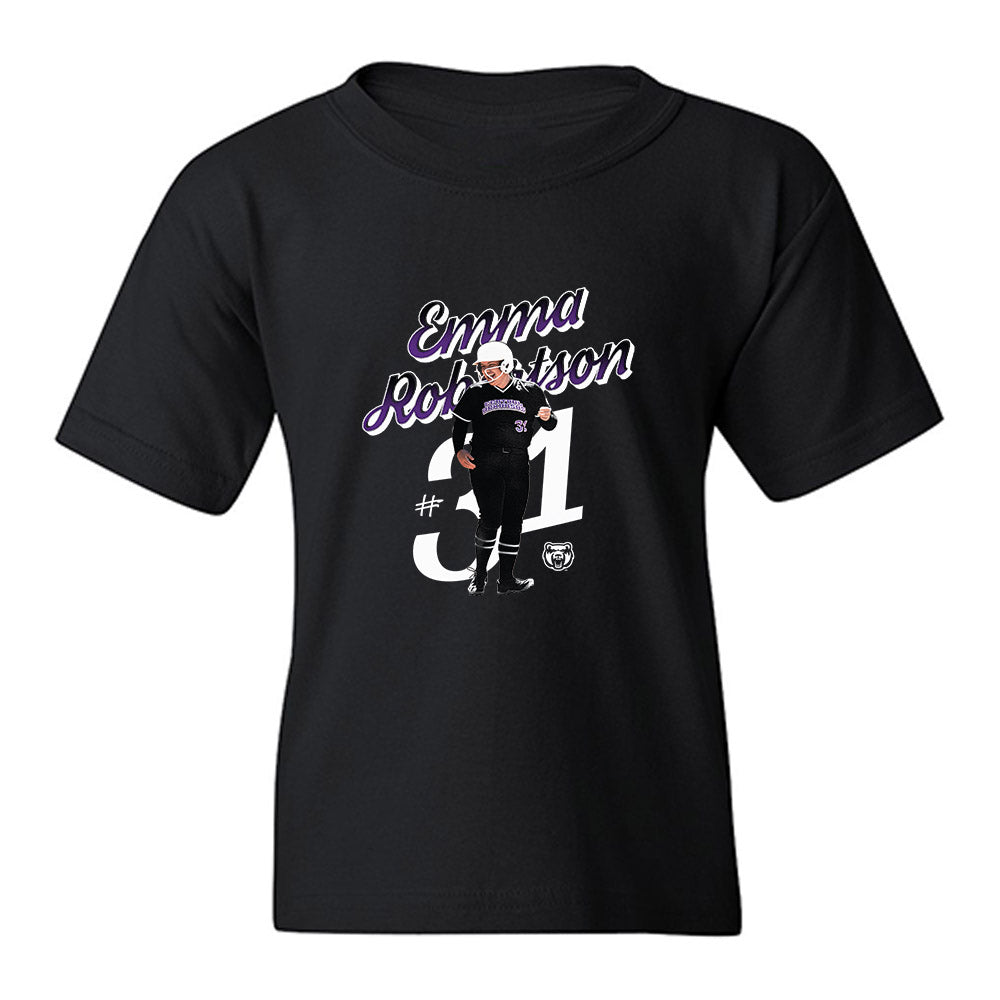 Central Arkansas - NCAA Softball : Emma Robertson - Collage Youth T-Shirt-0