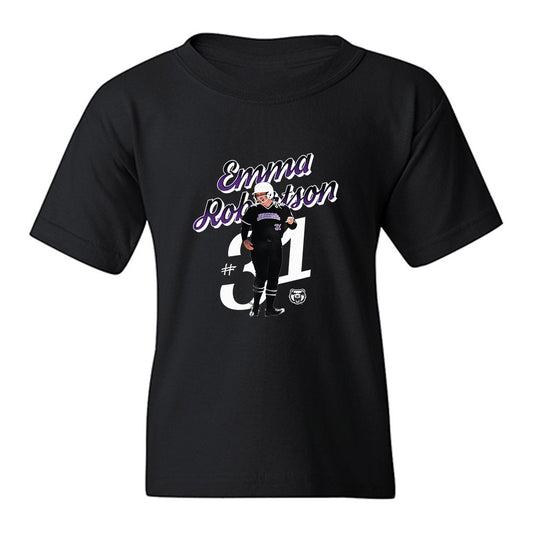 Central Arkansas - NCAA Softball : Emma Robertson - Collage Youth T-Shirt-0