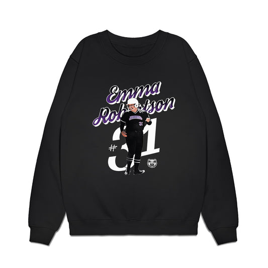 Central Arkansas - NCAA Softball : Emma Robertson - Collage Premium Crewneck Sweatshirt-0