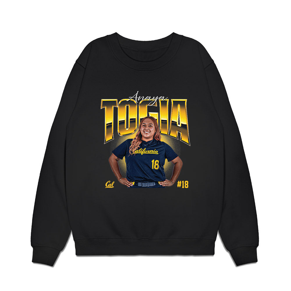 UC Berkeley - NCAA Softball : Anaya Togia - Collage Premium Crewneck Sweatshirt-0