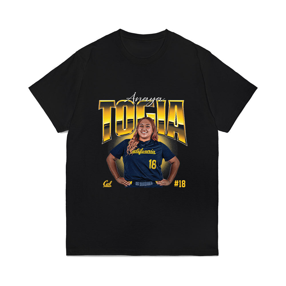 UC Berkeley - NCAA Softball : Anaya Togia - Collage Comfort Colors T-Shirt-0