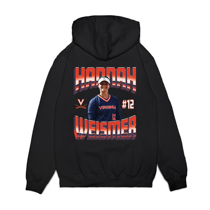 Virginia - NCAA Softball : Hannah Weismer - Graphic Tee Premium Hooded Sweatshirt-1