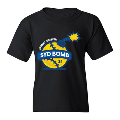 Delaware - NCAA Softball : Sydney Shaffer - Syd Bomb Youth T-Shirt-0