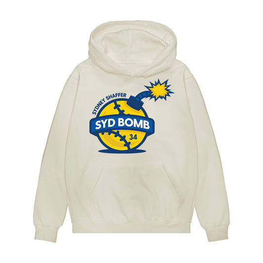 Delaware - NCAA Softball : Sydney Shaffer - Premium Hooded Sweatshirt-0