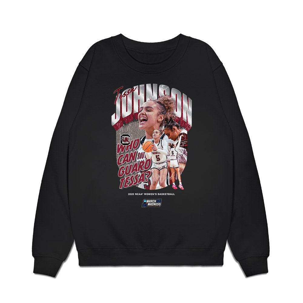South Carolina - NCAA Womens Basketball : Tessa Johnson - Collage Premium Crewneck Sweatshirt-0