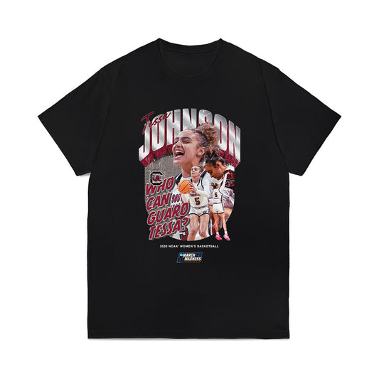 South Carolina - NCAA Womens Basketball : Tessa Johnson - Collage Comfort Colors T-Shirt-0
