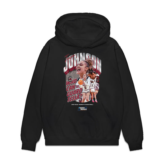 South Carolina - NCAA Womens Basketball : Tessa Johnson - Collage Premium Hooded Sweatshirt-0