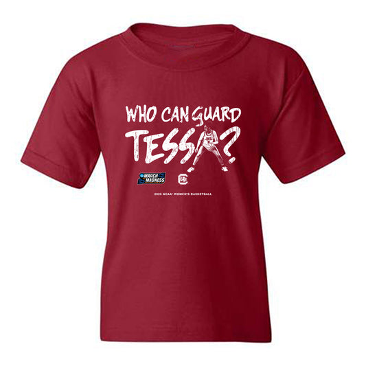 South Carolina - NCAA Women's Basketball : Tessa Johnson - NCAA® March Madness® 2026 Collage Youth T-Shirt-0