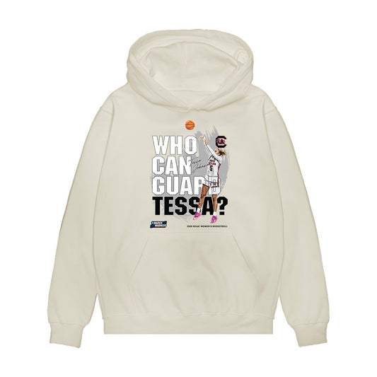 South Carolina - NCAA Women's Basketball : Tessa Johnson - NCAA® March Madness® 2026 Graphic Tee Premium Hooded Sweatshirt-0