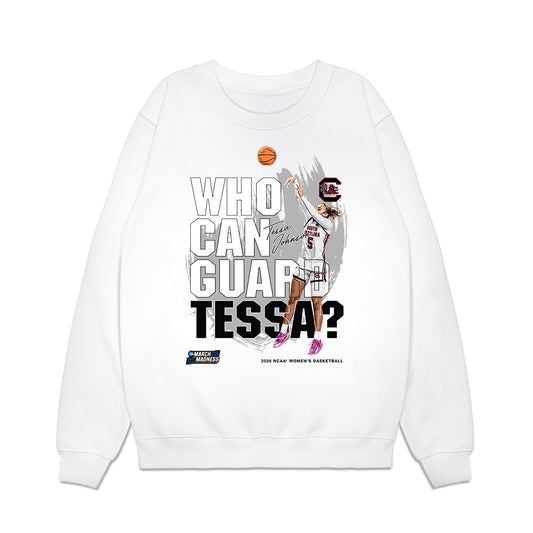 South Carolina - NCAA Women's Basketball : Tessa Johnson - Who Can Guard Tessa Premium Crewneck Sweatshirt-0