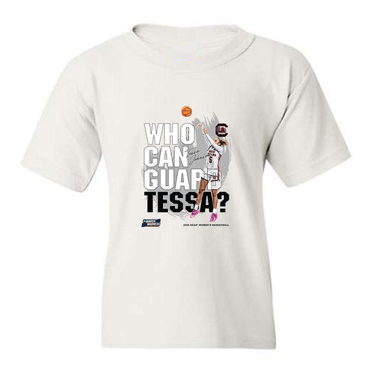 South Carolina - NCAA Women's Basketball : Tessa Johnson - NCAA® March Madness® 2026 Graphic Tee Youth T-Shirt-0