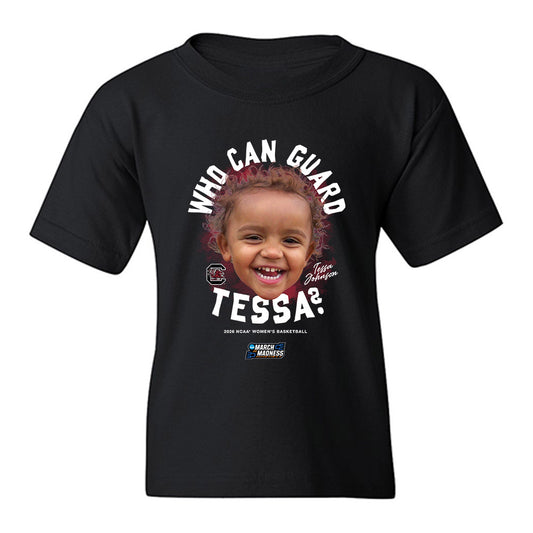 South Carolina - NCAA Women's Basketball : Tessa Johnson - NCAA® March Madness® 2026 Graphic Tee Youth T-Shirt-0