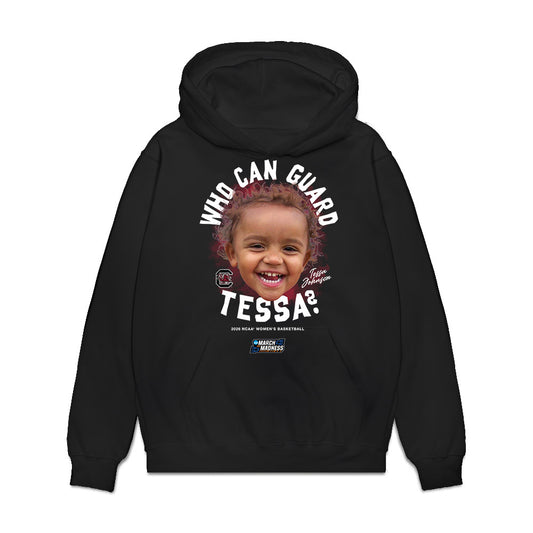 South Carolina - NCAA Women's Basketball : Tessa Johnson - NCAA® March Madness® 2026 Graphic Tee Premium Hooded Sweatshirt-0