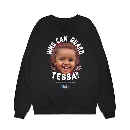 South Carolina - NCAA Women's Basketball : Tessa Johnson - NCAA® March Madness® 2026 Graphic Tee Premium Crewneck Sweatshirt-0