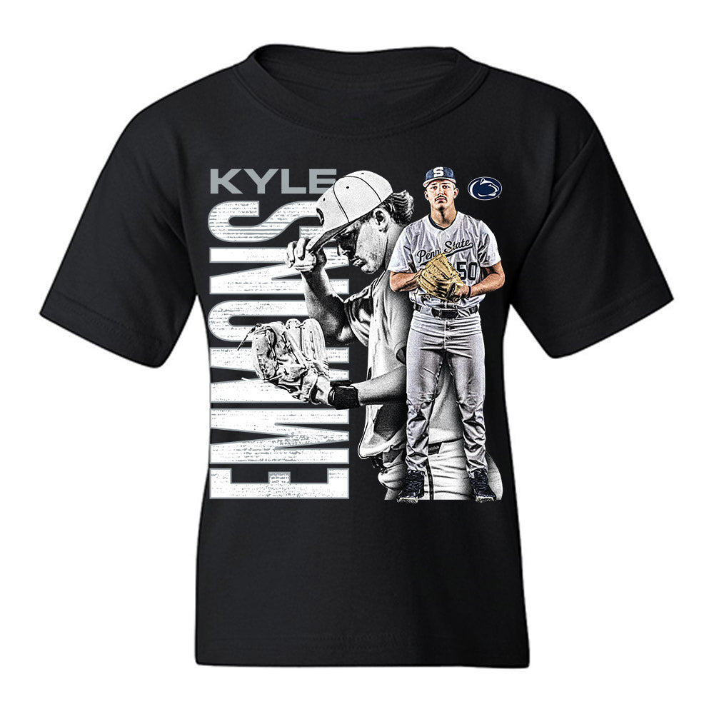 Penn State - NCAA Baseball : Kyle Emmons - Collage Youth T-Shirt-0