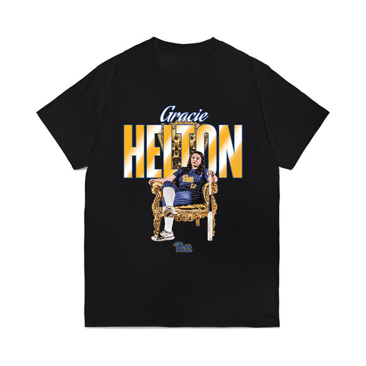 Pittsburgh - NCAA Softball : Gracie Helton - Collage Comfort Colors T-Shirt-0