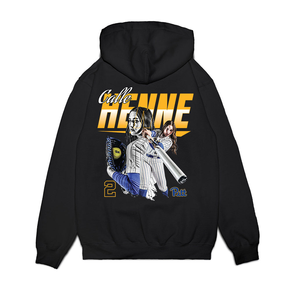 Pittsburgh - NCAA Softball : Calle Henne - Collage Premium Hooded Sweatshirt-1