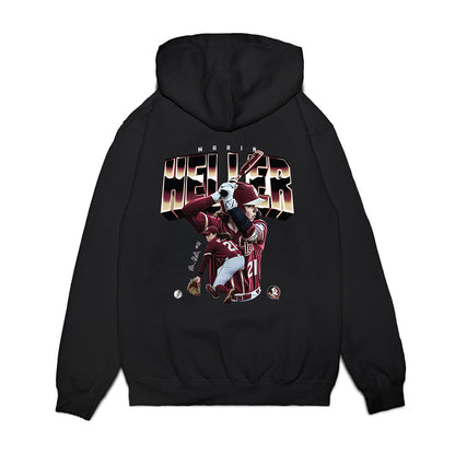 FSU - NCAA Softball : Marin Heller - Collage Premium Hooded Sweatshirt-1