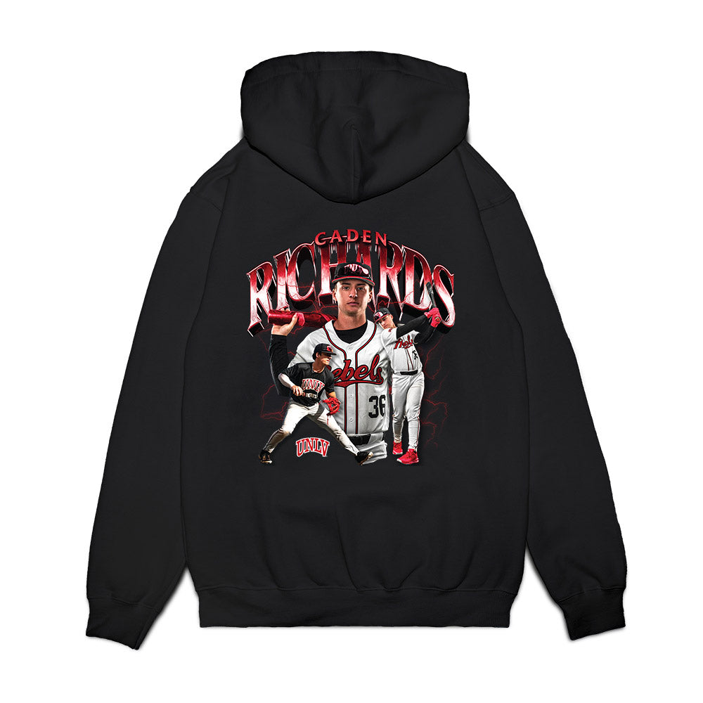 UNLV - NCAA Baseball : Caden Richards - Collage Premium Hooded Sweatshirt-1