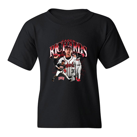 UNLV - NCAA Baseball : Caden Richards - Collage Youth T-Shirt-0
