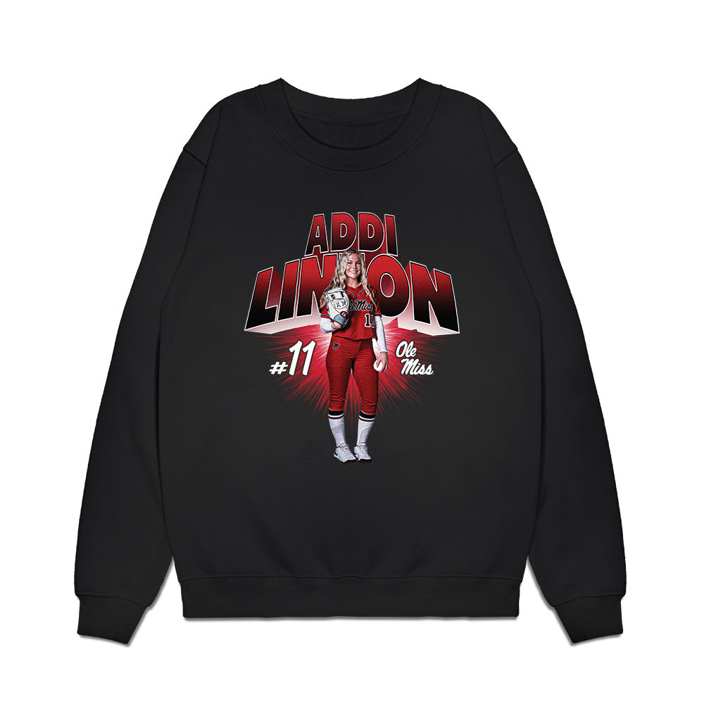 Ole Miss - NCAA Softball : Addi Linton - Collage Premium Crewneck Sweatshirt-0