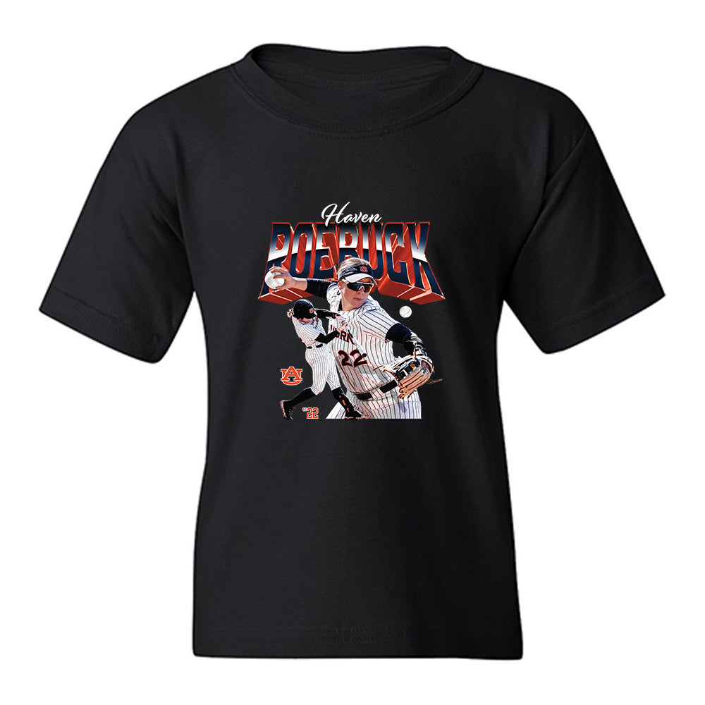 Auburn - NCAA Softball : Haven Roebuck - Collage Youth T-Shirt-0