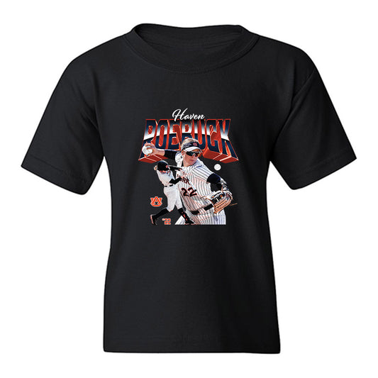 Auburn - NCAA Softball : Haven Roebuck - Collage Youth T-Shirt-0