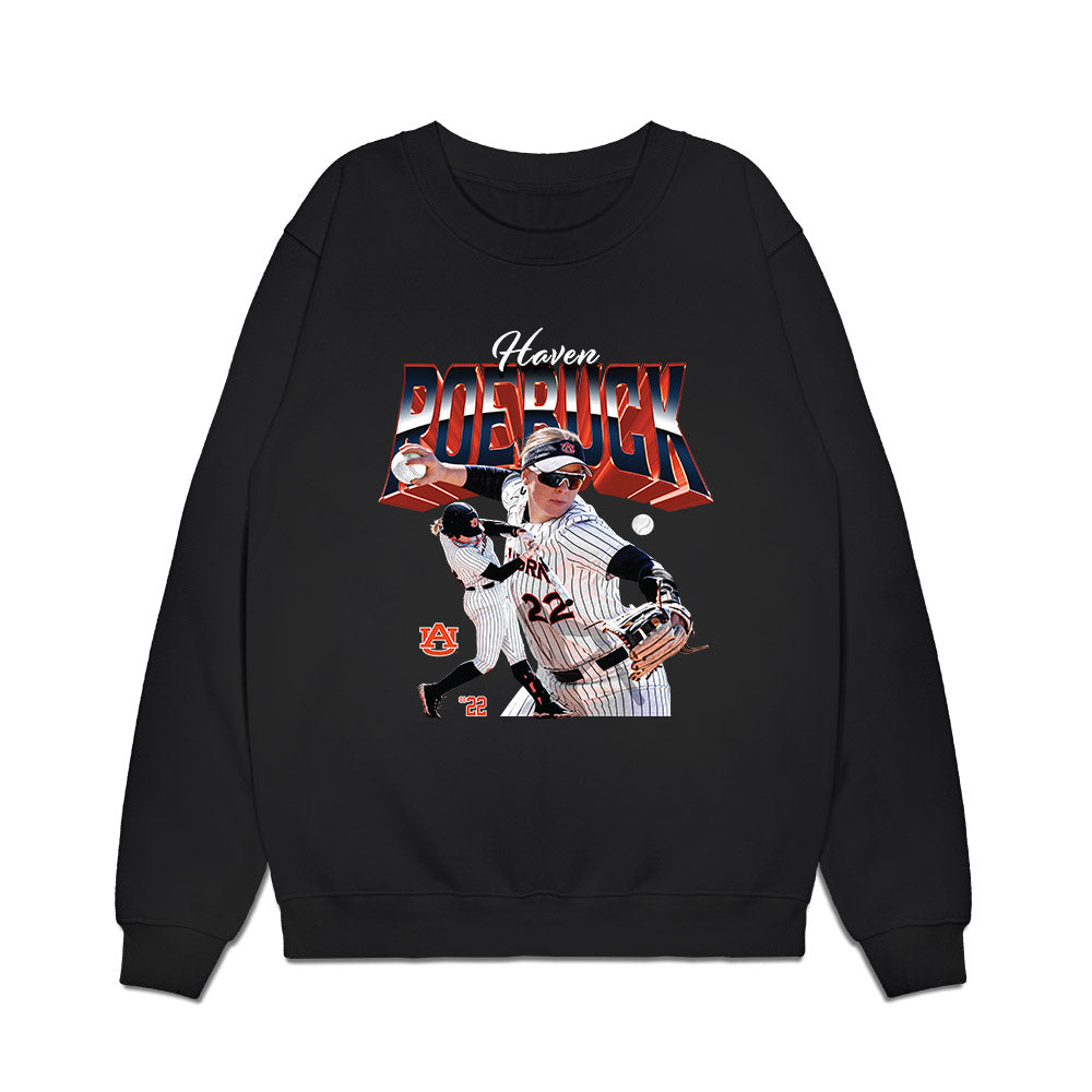 Auburn - NCAA Softball : Haven Roebuck - Collage Premium Crewneck Sweatshirt-0
