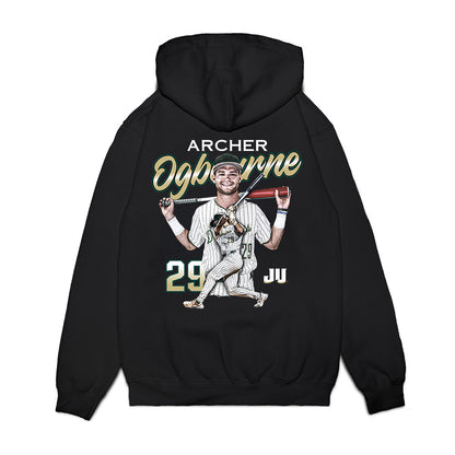 Jacksonville - NCAA Baseball : Archer Ogbourne - Collage Premium Hooded Sweatshirt-1