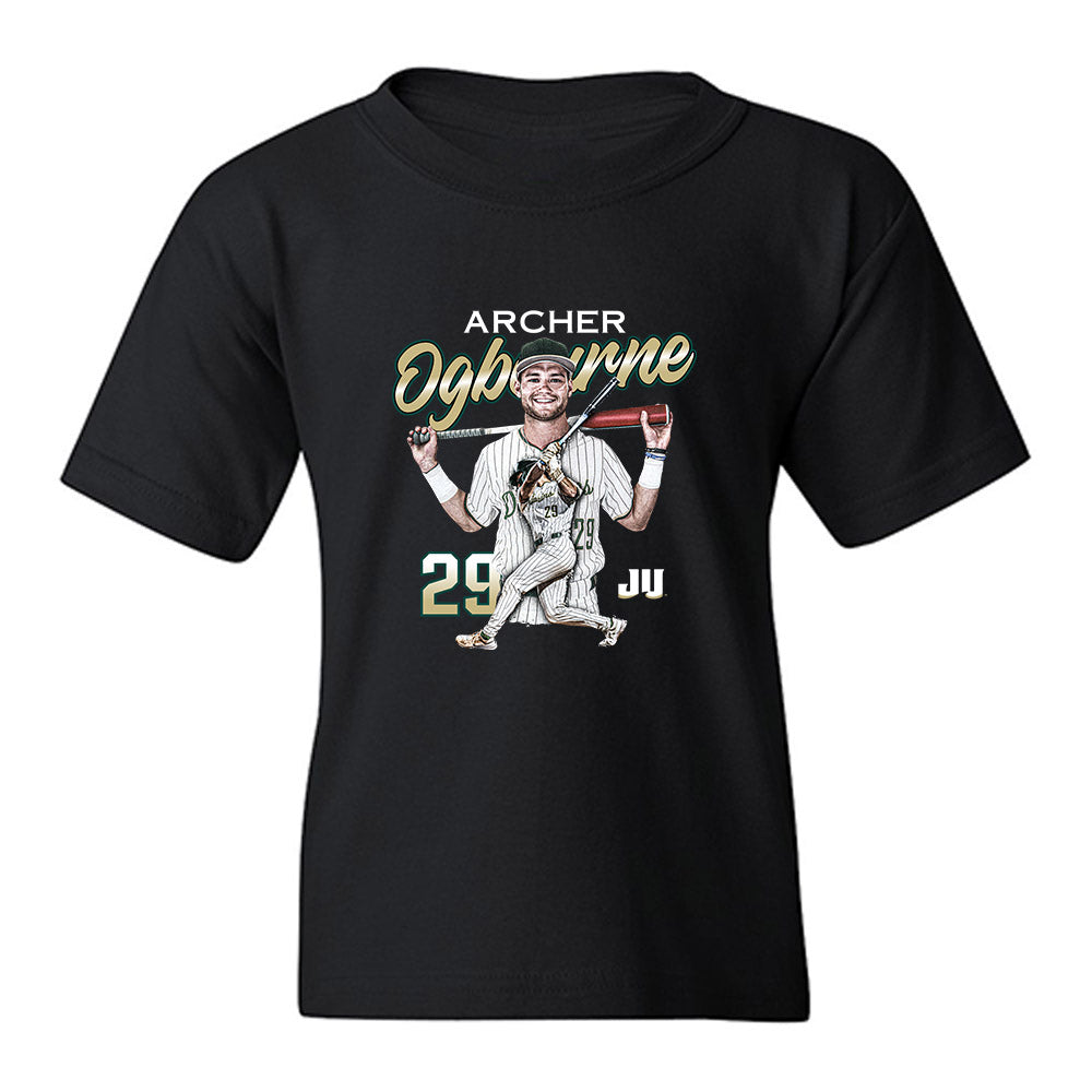 Jacksonville - NCAA Baseball : Archer Ogbourne - Collage Youth T-Shirt-0