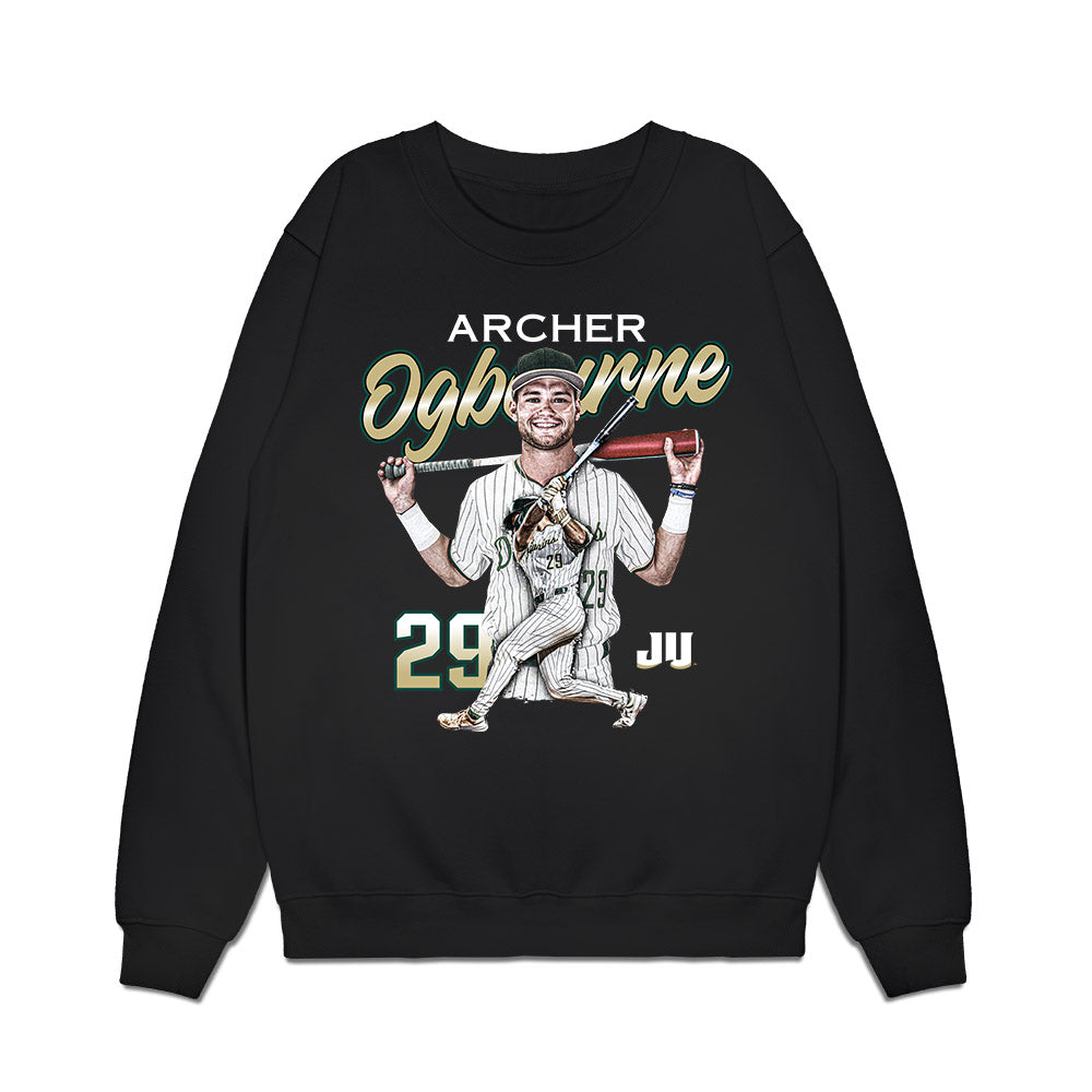 Jacksonville - NCAA Baseball : Archer Ogbourne - Collage Crewneck Sweatshirt-0