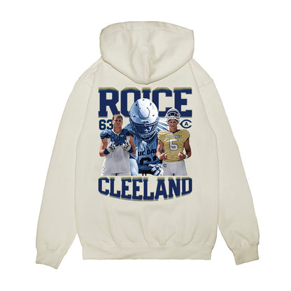 UC Davis - NCAA Football : Roice Cleeland - Collage Premium Hooded Sweatshirt-1