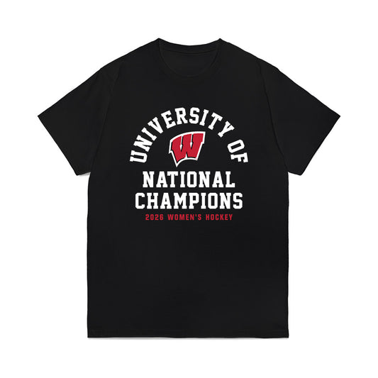 Wisconsin - NCAA Women's Ice Hockey : Laila Edwards - 2026 National Champions Comfort Colors T-Shirt-0