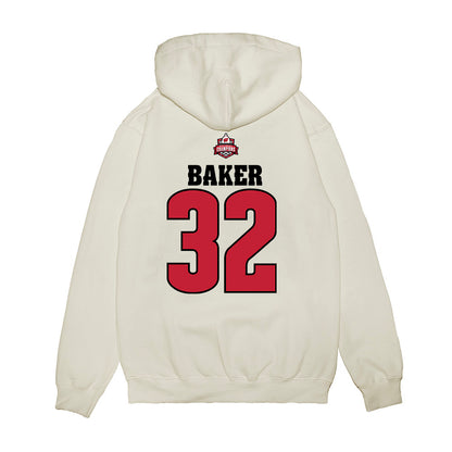 Wisconsin - NCAA Women's Ice Hockey : Chloe Baker - 2026 National Champions Premium Hooded Sweatshirt-1
