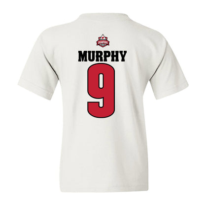 Wisconsin - NCAA Women's Ice Hockey : Ava Murphy - 2026 National Champions Youth T-Shirt-1