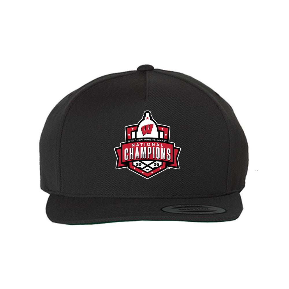 Wisconsin - NCAA Women's Ice Hockey : Nicole Gorbatenko - 2026 National Champions Snapback Hat-0